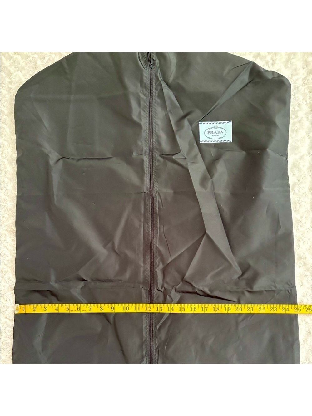 Authentic Prada Black Nylon Garment Bag NWOT | Designer Travel Storage - Picture 6 of 6